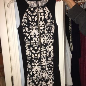 H&M Aztec print body con dress